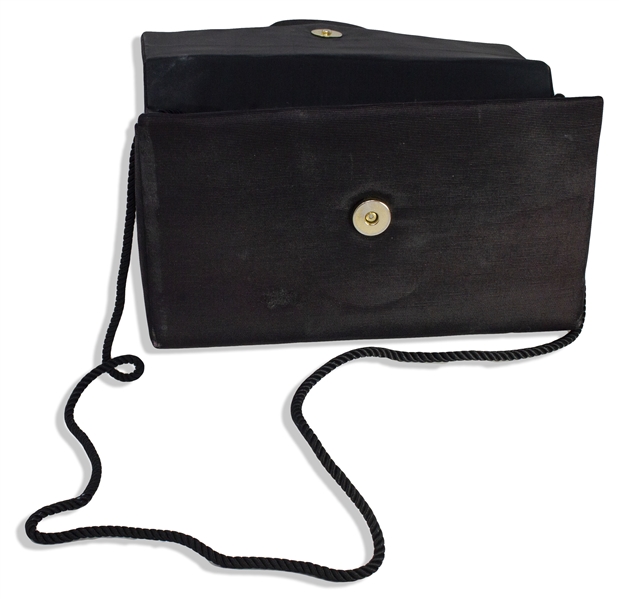 Margaret Thatcher Personally Owned Evening Bag -- Complete With Tissue Tucked Inside
